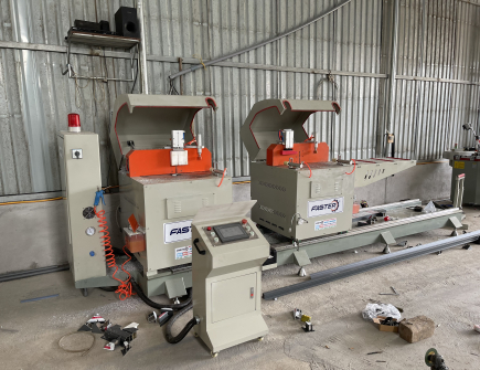 BÀN GIAO DÀN MÁY SẢN XUẤT CỬA NHÔM CNC LƯỠI 500 TẠI CHÂU ĐỨC - BÀ RỊA - VŨNG TÀU